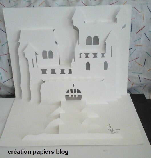 Chateau En Kirigami Creation Perso Passion Origami Mais Pas Que