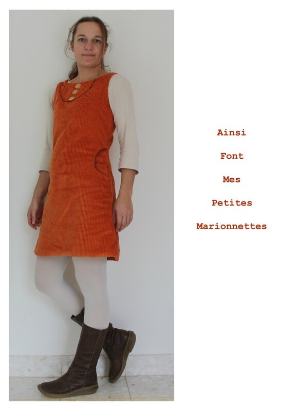 robe orange 5
