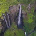 la réunion vue d'en haut