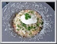 0503 - risotto à la chair de tourteau 0503 - risotto à la chair de tourteau