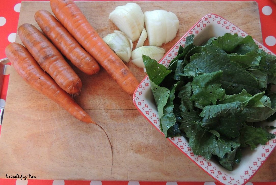 POTAGE AUX FEUILLES DE NAVETS Sonia et sa cuisine
