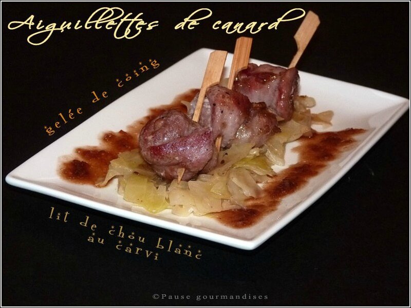 aiguillettes de canard à la gelée de coing (28)