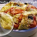 Clafoutis tomates, mozzarella, et jambon de bayonne ( au thermomix )