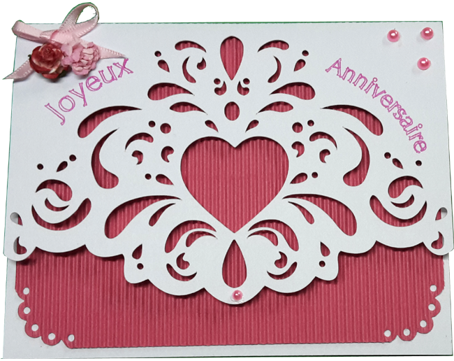 Deux Cartes D Anniversaire Scrap Modele