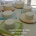Atelier wedding cake de novembre...