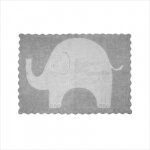 Tapis elephanteau gris