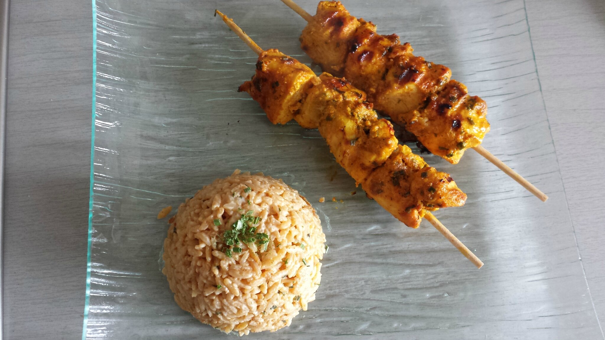 Riz D'accompagnement Pour Brochette De Poulet oumsmacuisine.canalblog.com