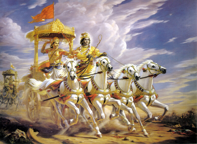 Char d'Arjuna, Bhagavad-Gita