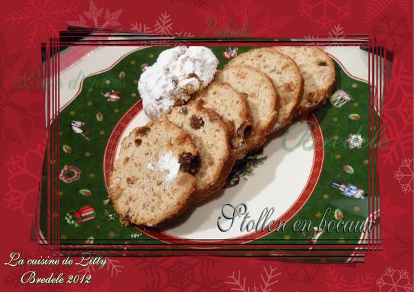 stollen en bocaux