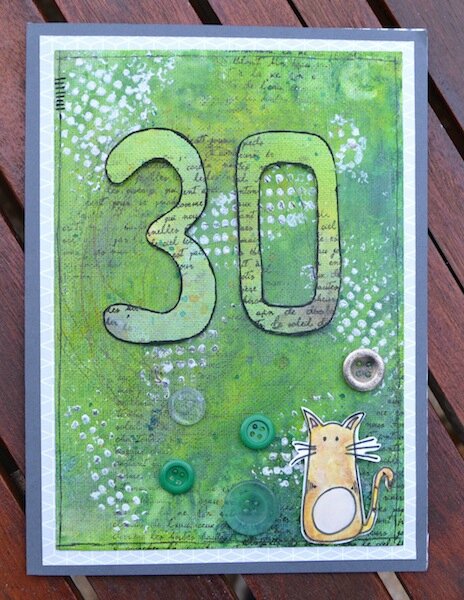 Carte Anniversaire 30 Ans Scraptiwi