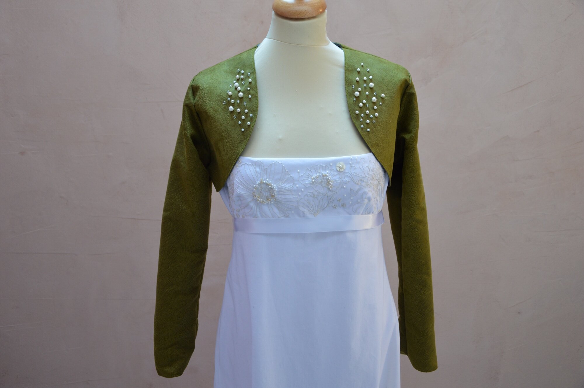 Ma Tenue De Mariée Le Green Boléroen Cas De Temps