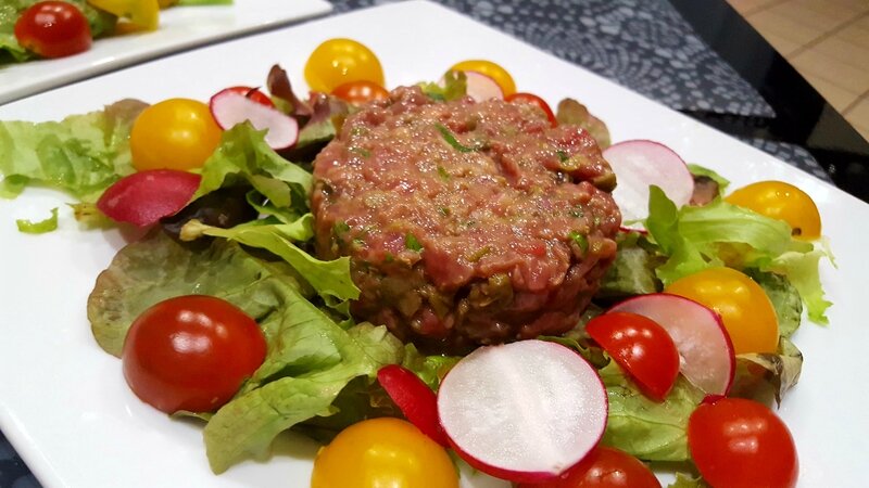 Tartare de boeuf coupé au couteau La petite cuisine de Jenny