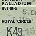 Lou reed - mercredi 7 juin 1989 - palladium (london)