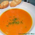 Une petite soupe à saveur exotique, sans gluten et sans lactose