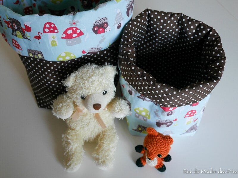 COUTURE Corbeille Petit Renard 05