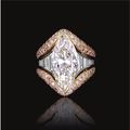 8.52 carats diamond ring, chantecler