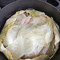 Chou farci au boeuf et aux légumes