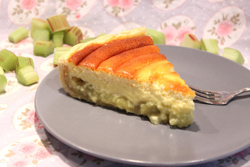 Tarte Au Fromage Blanc Et Rhubarbe Kasekuche Pour Ceux Qui