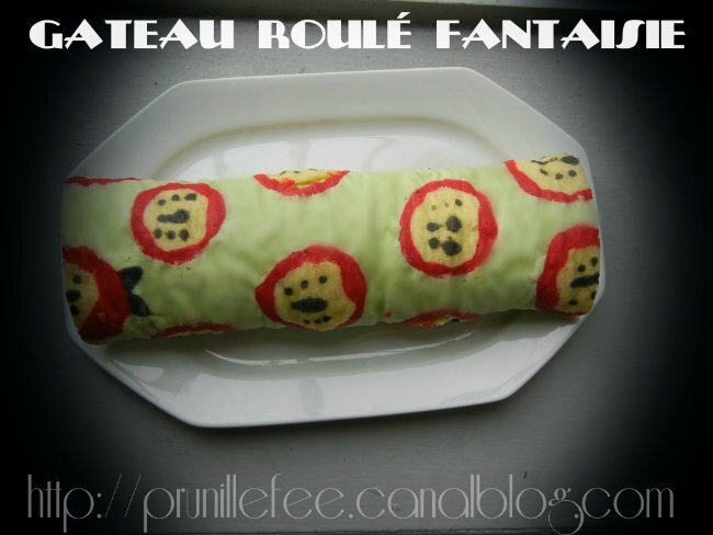 gateau roulé fantaisie