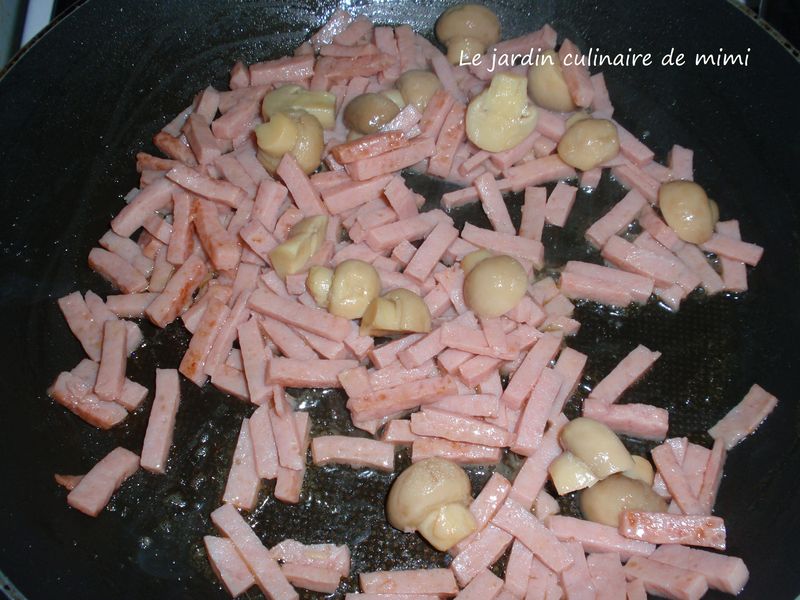 Bun's aux lardons de dinde Le jardin culinaire de mimi