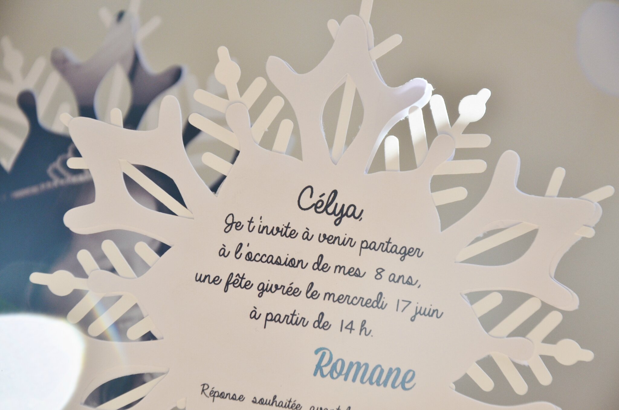 Invitation D Anniversaire Reine Des Neiges Sc Creations