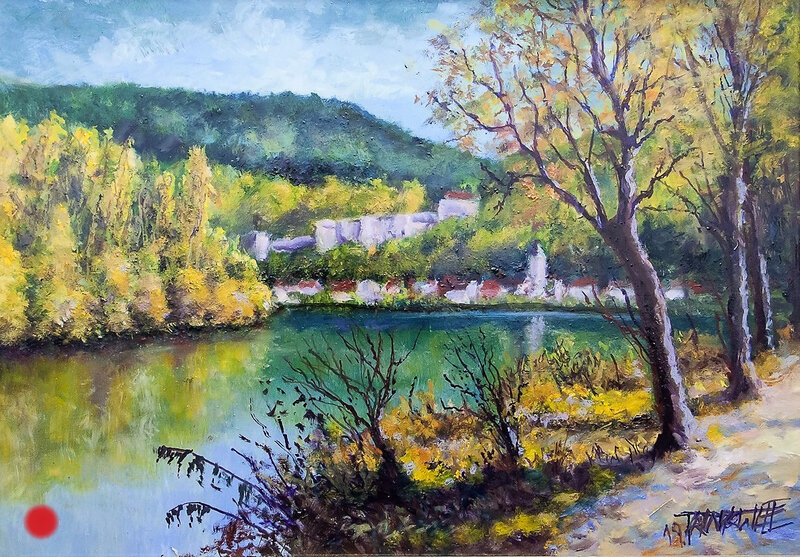 Sur le sentier vers Sierck-les-Bains 8P-5046