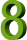 chiffre-8-en-vert