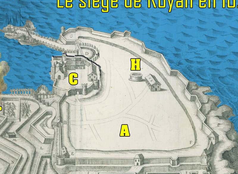 Le Château de Royan et son port