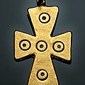 A fine and rare pectoral cross pendant, byzantine empire, circa 9th -12th century
