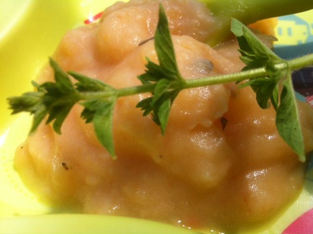 Puree De Tomate Pomme De Terre A L Origan A Partir De 10 Mois Petitpotbebe Mes Recettes De Petits Pots Pour Bebe Et Enfants Maison Avec Ou Sans Babycook Ou Nutribaby