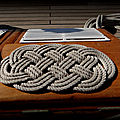 Décoration sur un Roof du Voilier Trois-Mâts-Barque Bélem