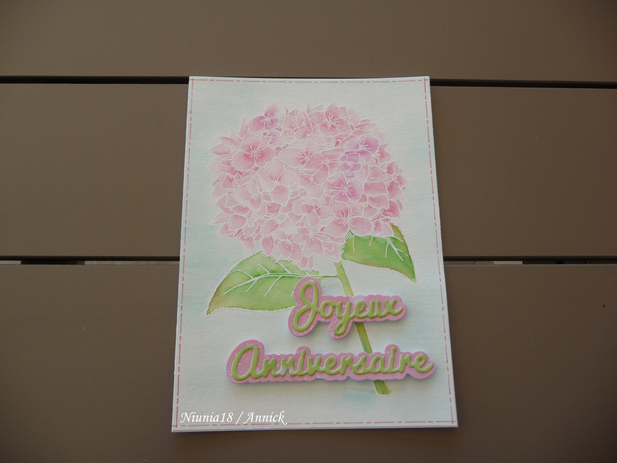 Joyeux Anniversaire Photo De Cartes Scrapees 3 Points