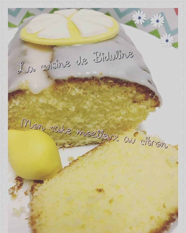 Mon cake moelleux au citron - La cuisine de Biduline