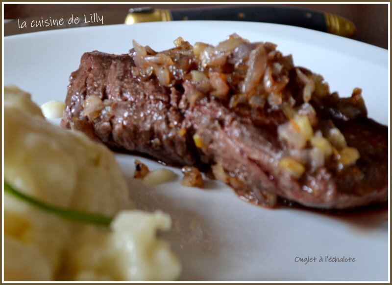 Onglet à l'échalote La cuisine de Lilly