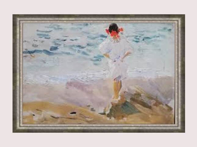 044-Elenita sur le rivage