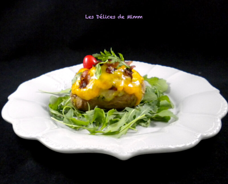 Pommes de terre farcies au cheddar 5
