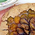 Tarte rustique figues/reine claude, une croûte peut cacher un trésor