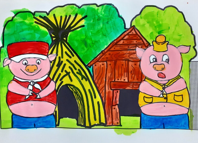 372-COURONNES-Couronne Les trois petits cochons (26)