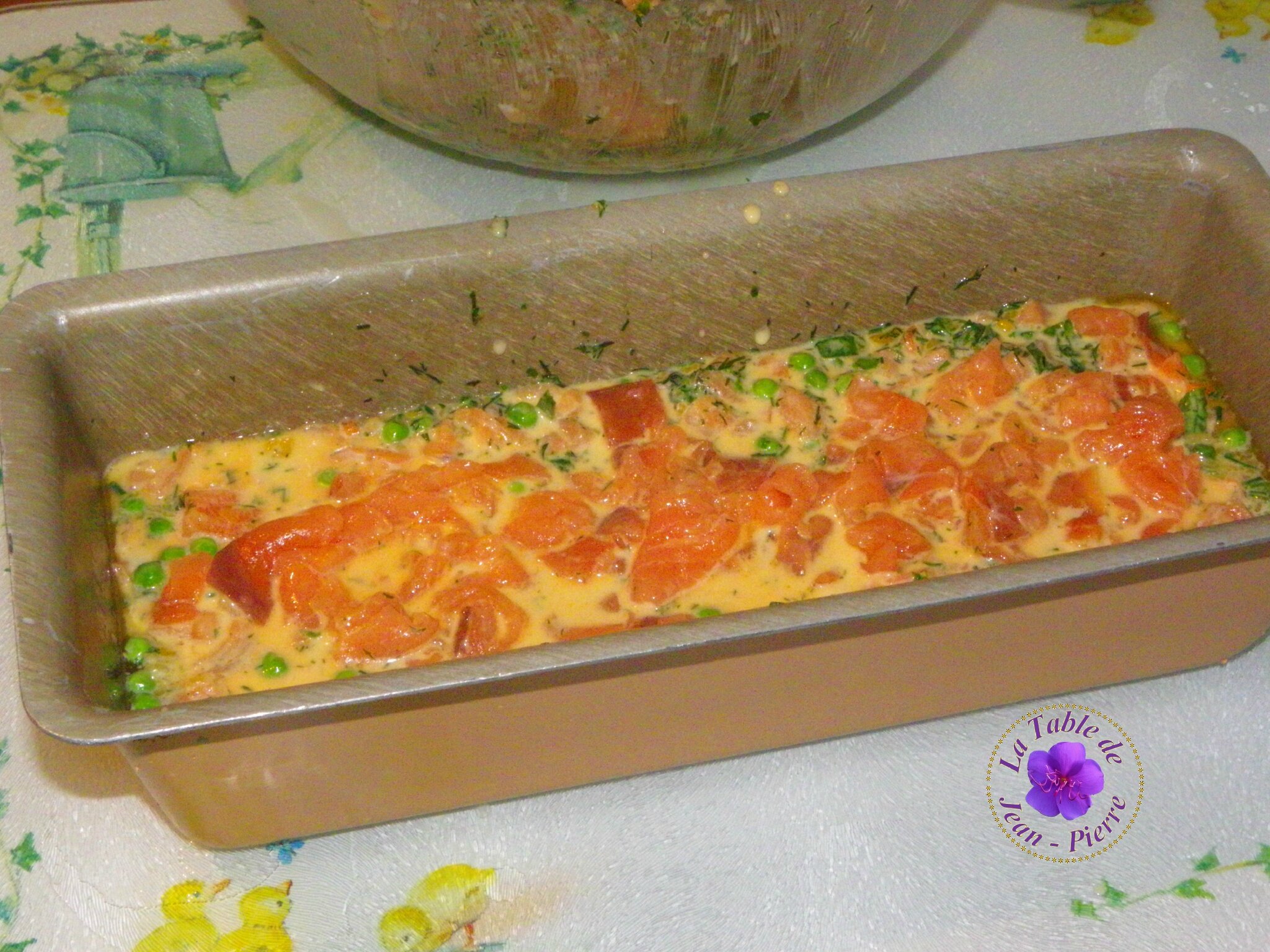 Terrine de saumon aux fines herbes & crème La table de Jean