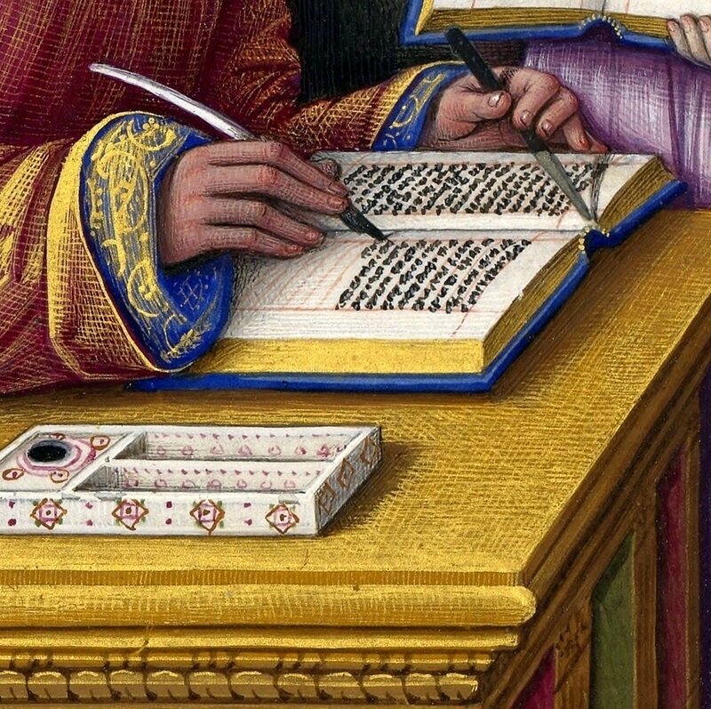 Moyen-Age, La fabrication d’un manuscrit -Middle Ages, The manufacturing of a manuscript (2)