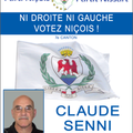 Affiche électorale Claude Senni - 7e canton
