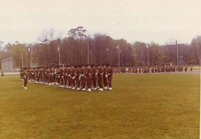 Prise d'Armes au Stade du Q.N. 1971 (Photo R. Vitte)