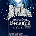 Le festival de bonaguil-fumel célèbre ses 50 ans !