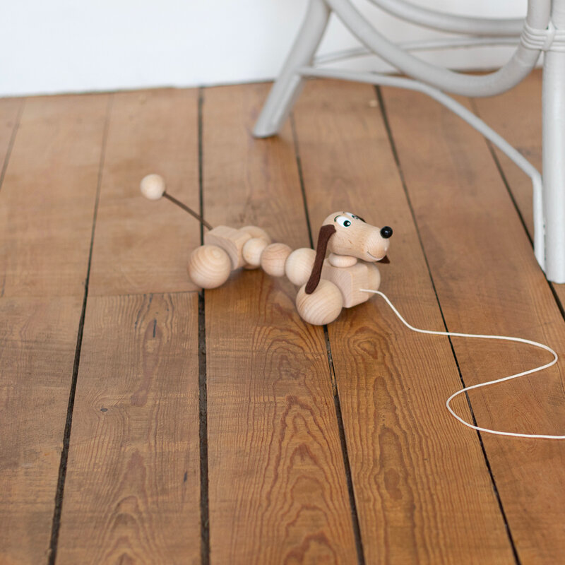 Souriceau jouet en bois à empiler - Sarah and Bendrix · Trendy Little