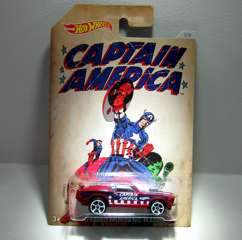 Ford mustang mach 1 serie Captain America(Hotwheels)
