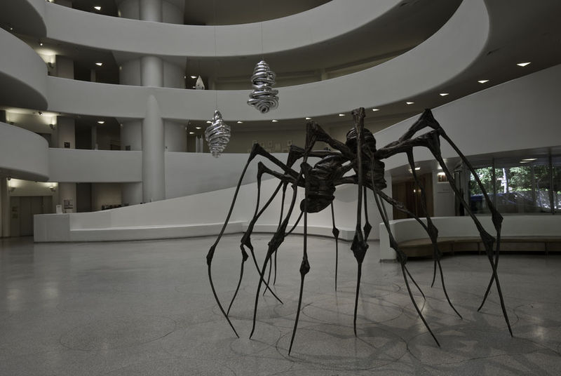 Louise Bourgeois' Cell works at Guggenheim, Bilbao