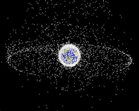 Débris spatiaux cc Wikipédia
