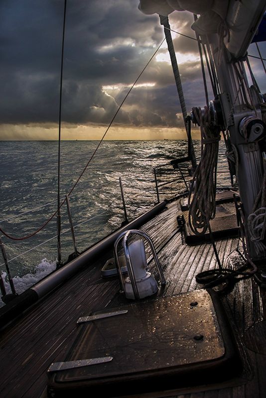 Départ en mer
