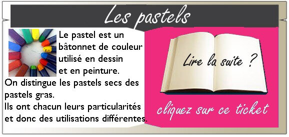 ticket LES PASTELS