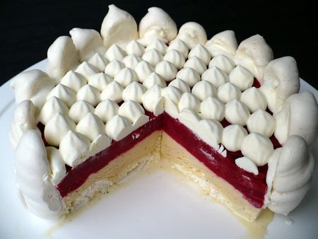 vacherin framboise vanille